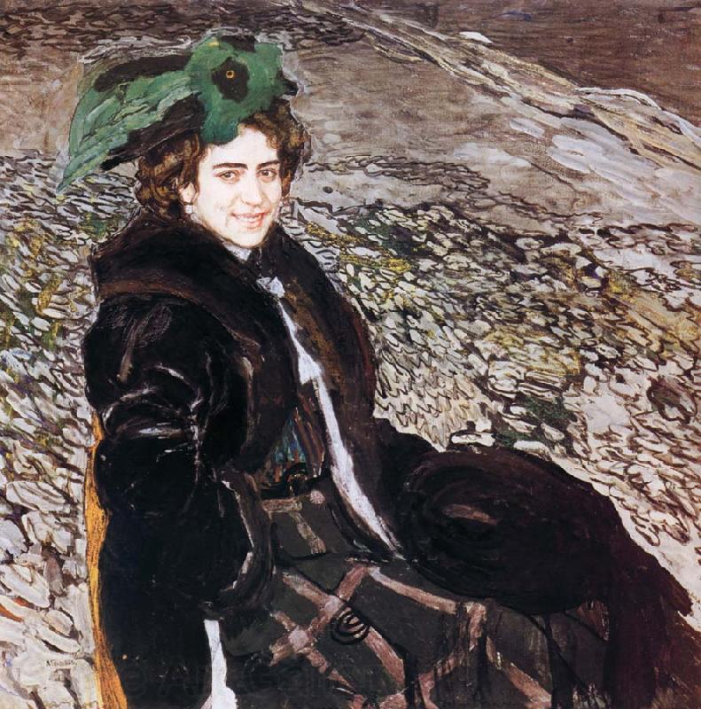 Alexander Yakovlevich GOLOVIN Actress of E.A Germany oil painting art